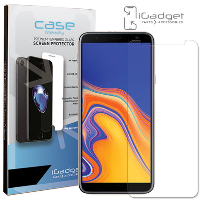 Samsung J4 Plus Screen Protector | Case Friendly Ultra Clear Tempered Glass
