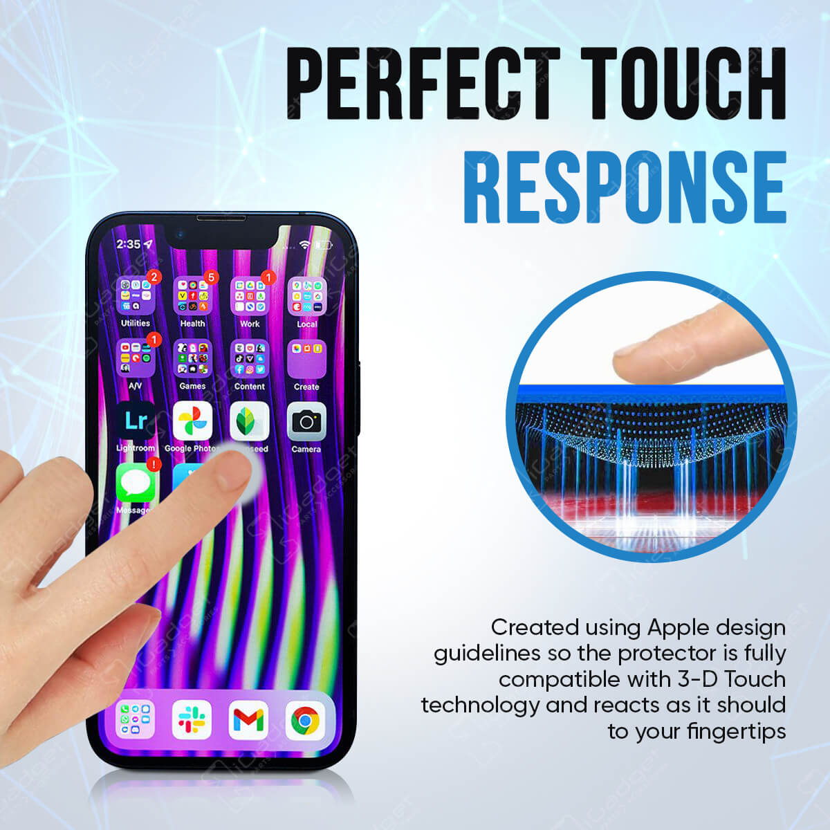 iPhone XS Max Case Friendly Ultra Clear Glass Screen Protector