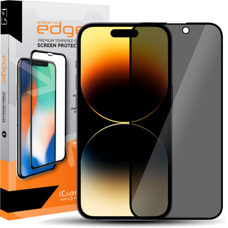 iPhone 14 Pro Screen Protector Privacy Tint | Full Coverage Tempered Glass