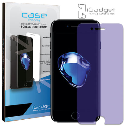 iPhone 7 Plus/8 Plus Case Friendly Glass Screen Protector | Anti-Bluelight