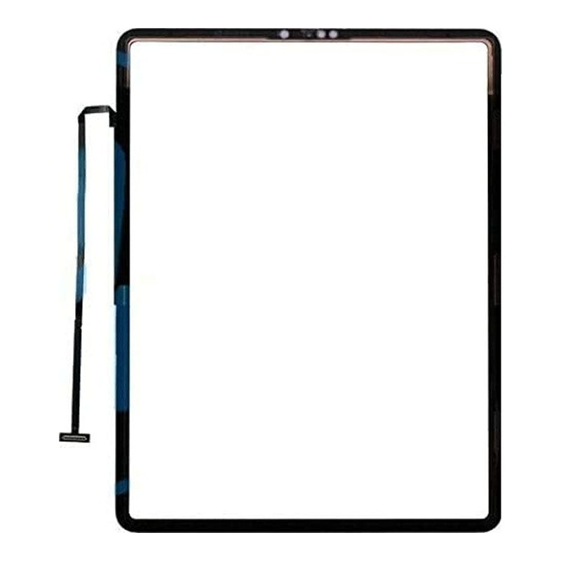 iPad Pro 12.9" 3/4 Gen Black Glass and Digitiser Screen Replacement backside