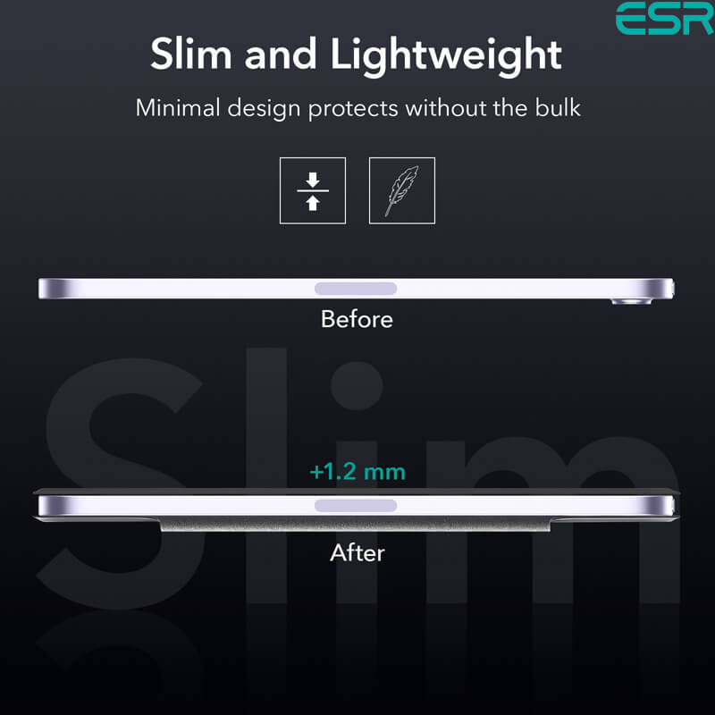 ESR iPad Mini 6 Case (2021) | Rebound Magnetic Case with Clasp - Black
