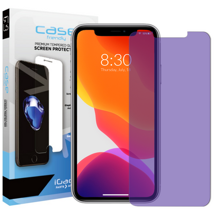 iPhone X/iPhone XS/iPhone 11 Pro Glass Screen Protector Blue Light Filter | Case Friendly