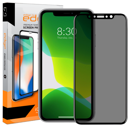 iPhone X/iPhone XS/iPhone 11 Pro Glass Screen Protector 3D Gummed Privacy Tint | Full Coverage