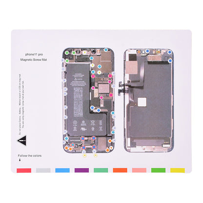 iPhone 11 Pro Magnetic Screw Mat