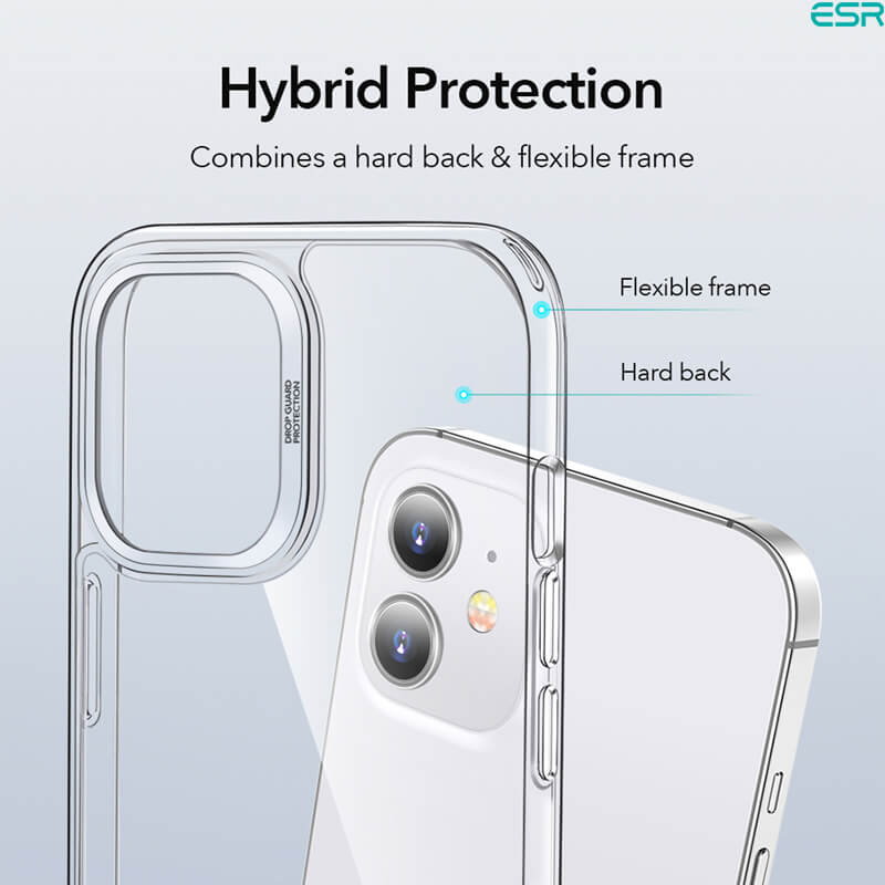 ESR iPhone 12 Mini Case | Classic Hybrid Shock-Absorbing Protective Clear