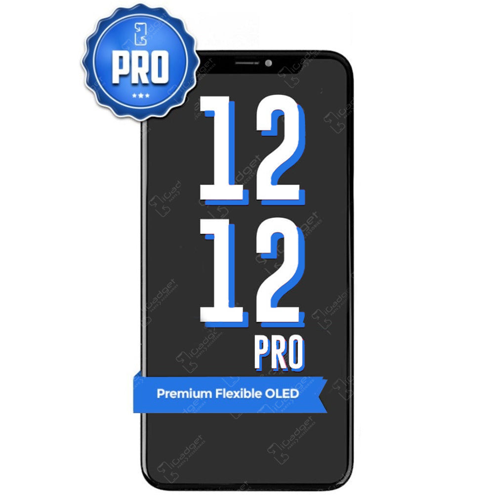 iPhone 12/12 Pro Premium Flexible OLED Screen Replacement | OEM IC