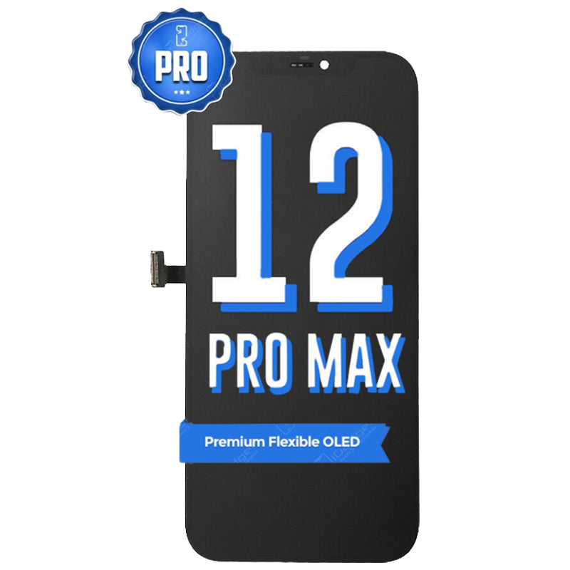 iPhone 12 Pro Max Premium Flexible OLED Screen Replacement | OEM IC