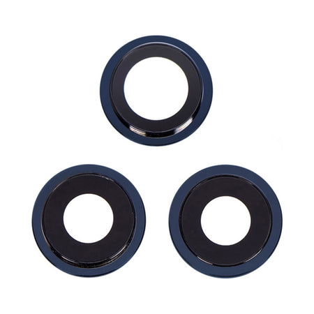 iPhone 12 Pro Rear Camera Lens with Coloured External Frame (3 Pieces)