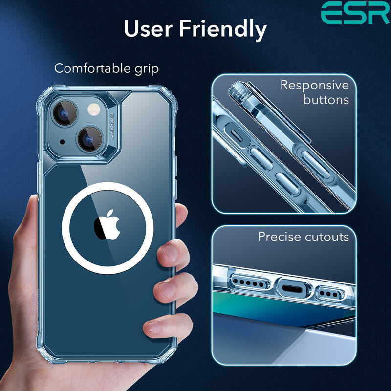 ESR iPhone 14/iPhone 13 Case | Air Armour with MagSafe HaloLock