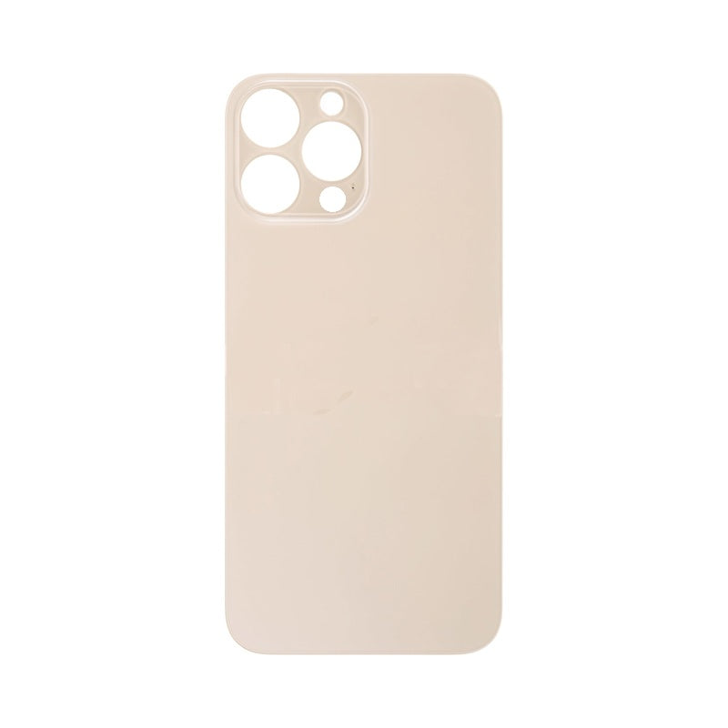 iPhone 13 Pro Max Gold Rear Glass Cover with Large Camera hole