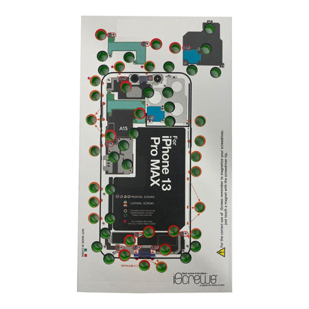 iPhone 13 Pro Max iScrews Holder Mat by Dottorpod