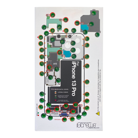 iPhone 13 Pro iScrews Holder Mat by Dottorpod