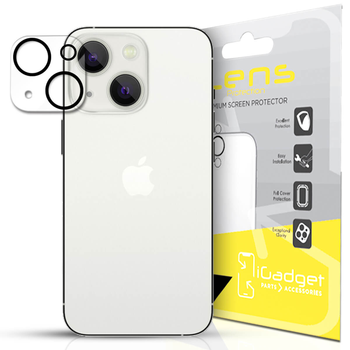 iPhone 13/iPhone 13 Mini Tempered Glass Camera Lens Cover Protector