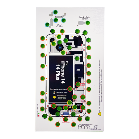 iPhone 14/14 Plus iScrews Holder Mat by Dottorpod