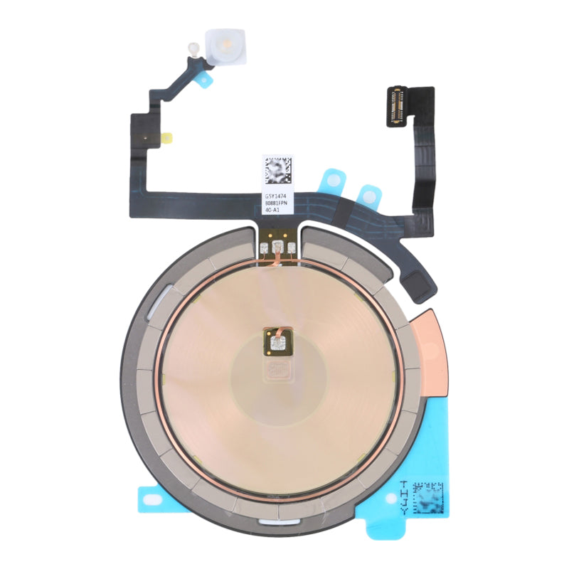 iPhone 14 Plus Flash Light Flex Cable with Qi Wireless Charging Coil
