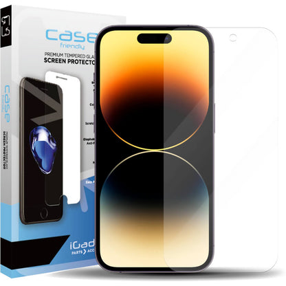 iPhone 14 Pro Glass Screen Protector Anti Glare | Case Friendly