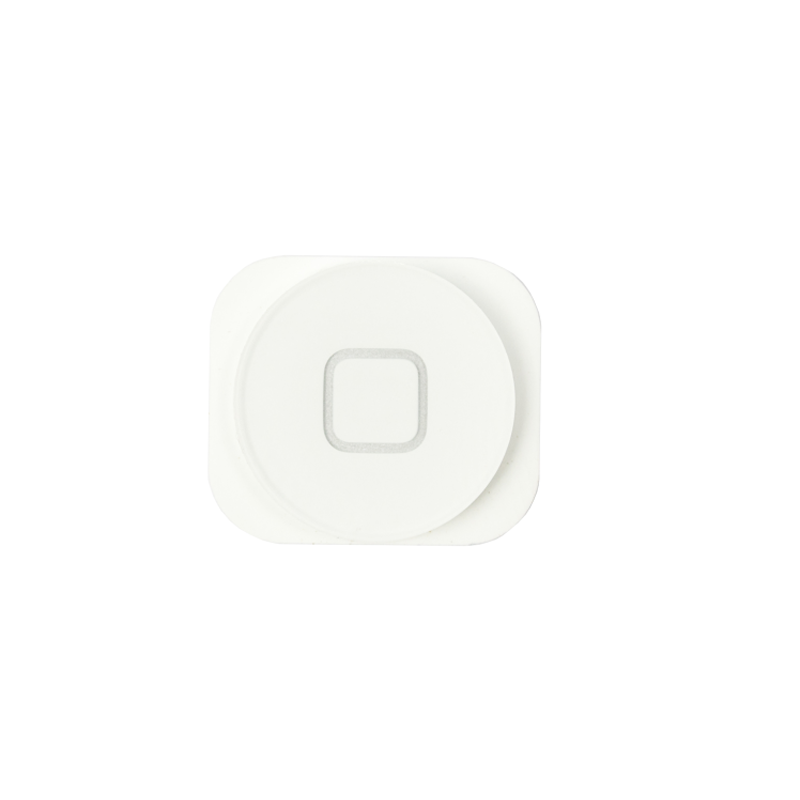 iPhone 5 White Home Button with Rubber Gasket front