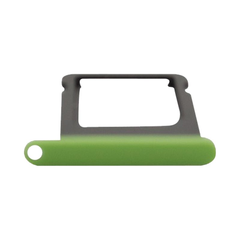 iPhone 5c Green Sim Tray in slant position