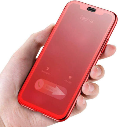 iPhone XR Case | BASEUS Touchable Flip Cover Red