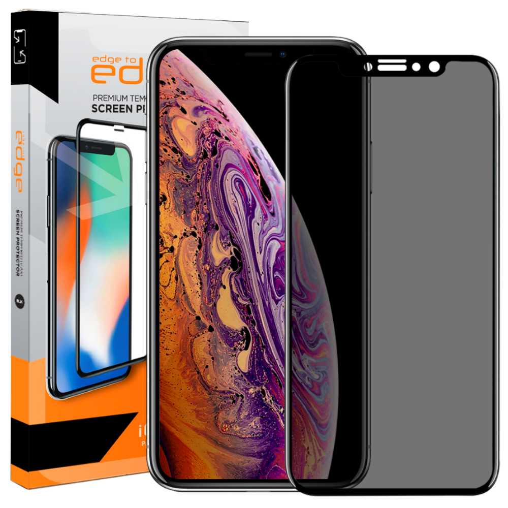 iPhone XS Max 3D Full Coverage Glass Screen Protector | Privacy