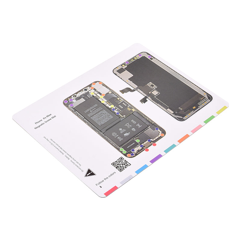 iPhone XS Max Magnetic Screw Mat pack in slant position