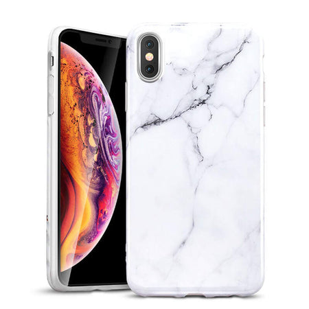 ESR iPhone XS Max Case | Marble White Sierra Case