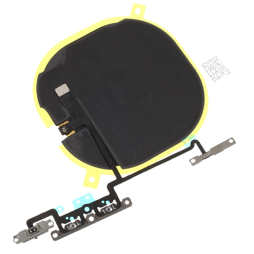 iPhone X Volume Flex Cable with Qi Wireless Charging Coil