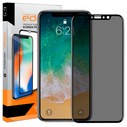 iPhone X/iPhone XS 3D Full Coverage Glass Screen Protector | Privacy