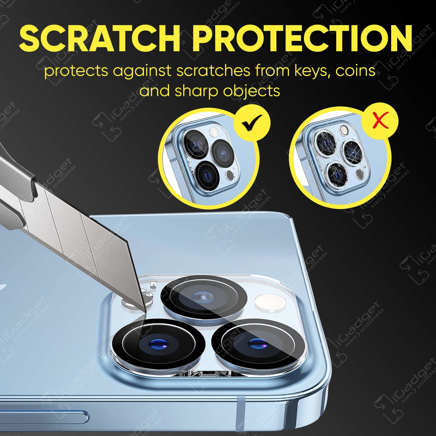 iPhone 12 Mini Tempered Glass Camera Lens Cover Protector